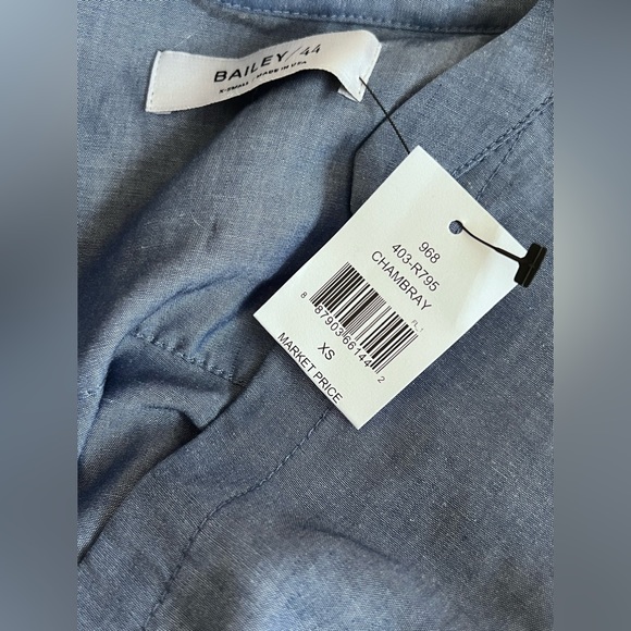 BAILEY 44 JASMINE CHAMBRAY WRAP DRESS NWT $228 SIZE XS - Picture 4 of 4